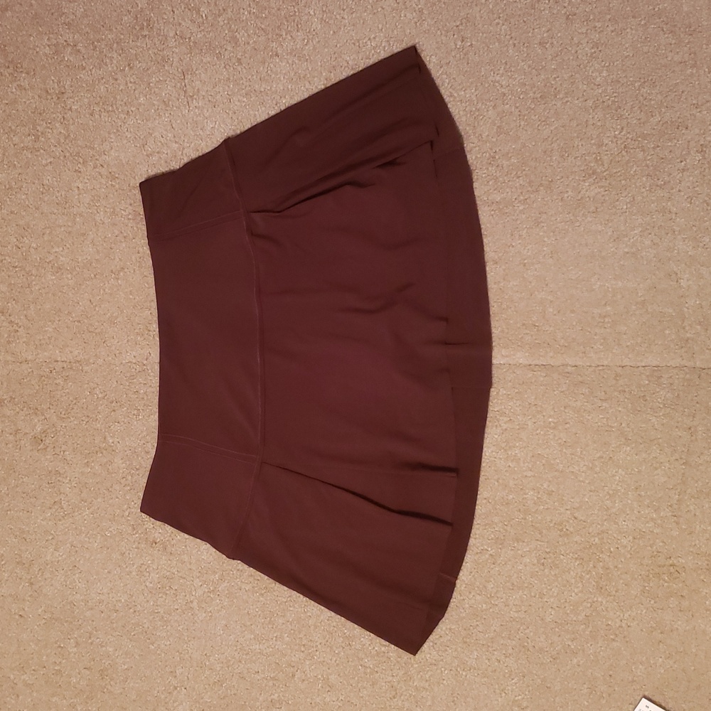 Lululemon Women's Dark Adobe Lost In Pace Skirt (Regular)